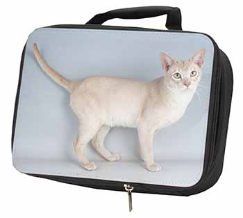 Tonkinese Cat Black Insulated School Lunch Box/Picnic Bag