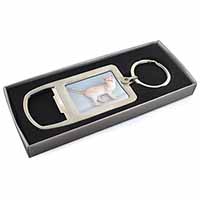 Tonkinese Cat Chrome Metal Bottle Opener Keyring in Box