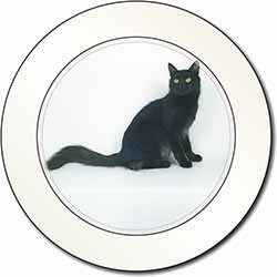 Black Turkish Angora Cat Car or Van Permit Holder/Tax Disc Holder