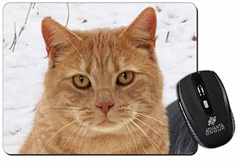 Pretty Ginger Cat Computer Mouse Mat