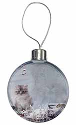 Spirit Cat on Kitten Watch Christmas Bauble