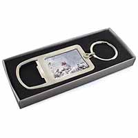 Spirit Cat on Kitten Watch Chrome Metal Bottle Opener Keyring in Box