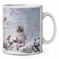 Spirit Cat on Kitten Watch Ceramic 10oz Coffee Mug/Tea Cup