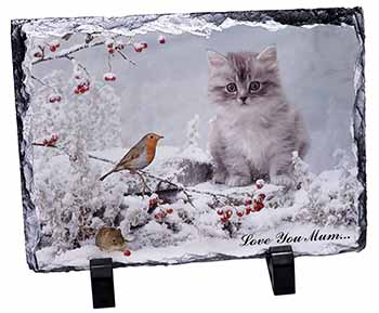 Kitten in Snow 