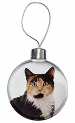 Tortoiseshell Cat Christmas Bauble