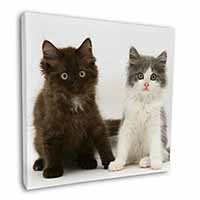 Cute Kittens Square Canvas 12"x12" Wall Art Picture Print