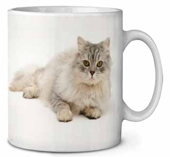 Silver Chinchilla Persian Cat Ceramic 10oz Coffee Mug/Tea Cup
