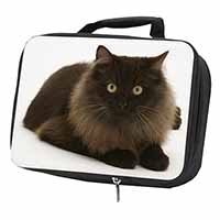 Chocolate Black Cat Black Insulated School Lunch Box/Picnic Bag