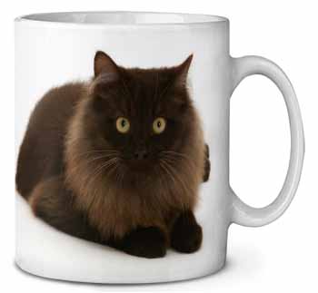 Chocolate Black Cat Ceramic 10oz Coffee Mug/Tea Cup