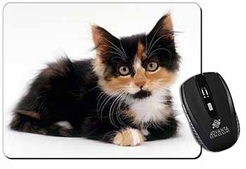 Cute Tortoiseshell Kitten Computer Mouse Mat