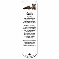 Black+Blue Kittens Bookmark, Book mark, Printed full colour