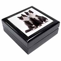 Black and White Cats Keepsake/Jewellery Box