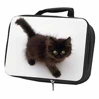 Chocolate Black Kitten Black Insulated School Lunch Box/Picnic Bag