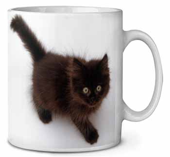 Chocolate Black Kitten Ceramic 10oz Coffee Mug/Tea Cup