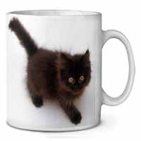 Chocolate Black Kitten Ceramic 10oz Coffee Mug/Tea Cup