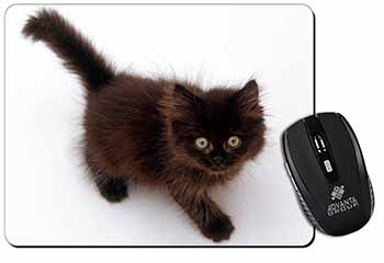 Chocolate Black Kitten Computer Mouse Mat