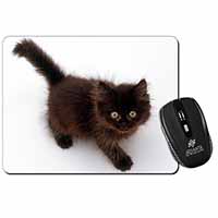 Chocolate Black Kitten Computer Mouse Mat