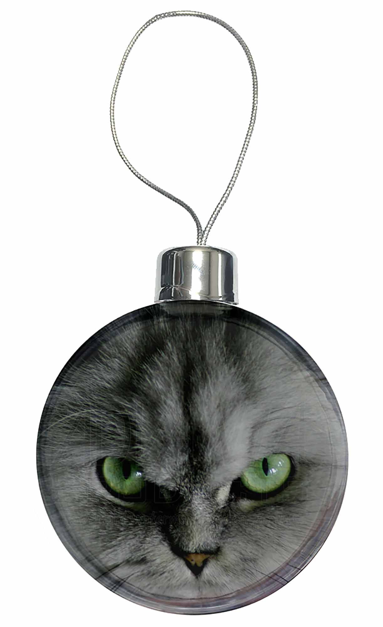 grey persian cat christmas tree bauble decoration gift ac grey persian cat christmas tree bauble decoration gift ac
