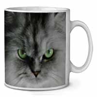 Grey Persian Cat Ceramic 10oz Coffee Mug/Tea Cup