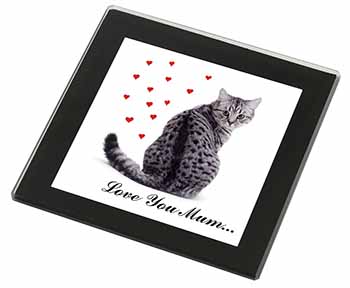 Cat with Red Hearts 