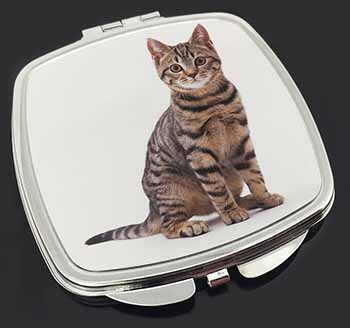 Brown Tabby Cat Make-Up Compact Mirror