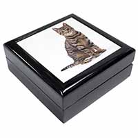 Brown Tabby Cat Keepsake/Jewellery Box