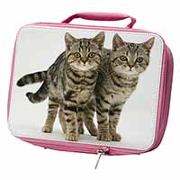 Brown Tabby Cats Insulated Pink School Lunch Box Bag - Advanta Group®