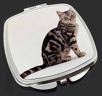 Pretty Tabby Cat Make-Up Compact Mirror