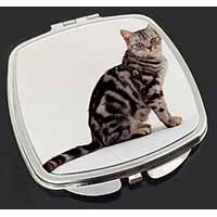 Pretty Tabby Cat Make-Up Compact Mirror