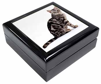 Pretty Tabby Cat Keepsake/Jewellery Box
