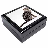 Pretty Tabby Cat Keepsake/Jewellery Box