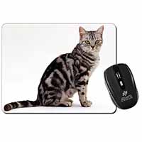 Pretty Tabby Cat Computer Mouse Mat