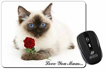 Ragdoll Cat+Rose 