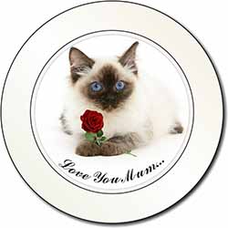 Ragdoll Cat+Rose 