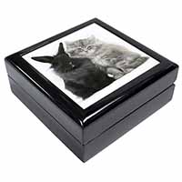 Cute Kitten with Rabbit Keepsake/Jewellery Box