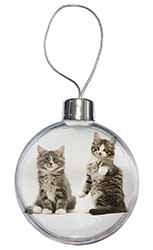 Tabby Cats Christmas Bauble