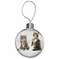 Tabby Cats Christmas Bauble