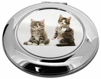 Tabby Cats Make-Up Round Compact Mirror
