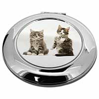 Tabby Cats Make-Up Round Compact Mirror