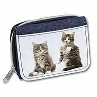 Tabby Cats Unisex Denim Purse Wallet