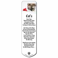 Christmas Kittens Bookmark, Book mark, Printed full colour