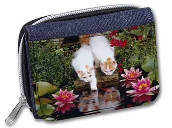 Turkish Van Cats by Fish Pond Unisex Denim Purse Wallet