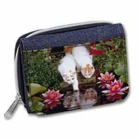 Turkish Van Cats by Fish Pond Unisex Denim Purse Wallet