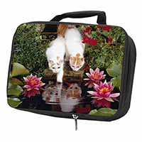 Turkish Van Cats by Fish Pond Black Insulated School Lunch Box/Picnic Bag