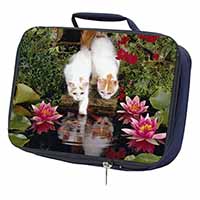 Turkish Van Cats by Fish Pond Navy Insulated School Lunch Box/Picnic Bag