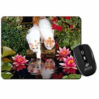 Turkish Van Cats by Fish Pond Computer Mouse Mat