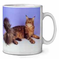 Tabby Maine Coon Cat Ceramic 10oz Coffee Mug/Tea Cup