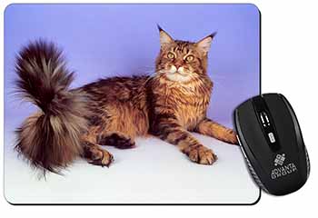 Tabby Maine Coon Cat Computer Mouse Mat