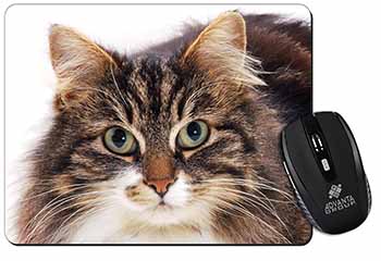 Face of Tortoiseshell Cat Computer Mouse Mat