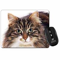 Face of Tortoiseshell Cat Computer Mouse Mat
